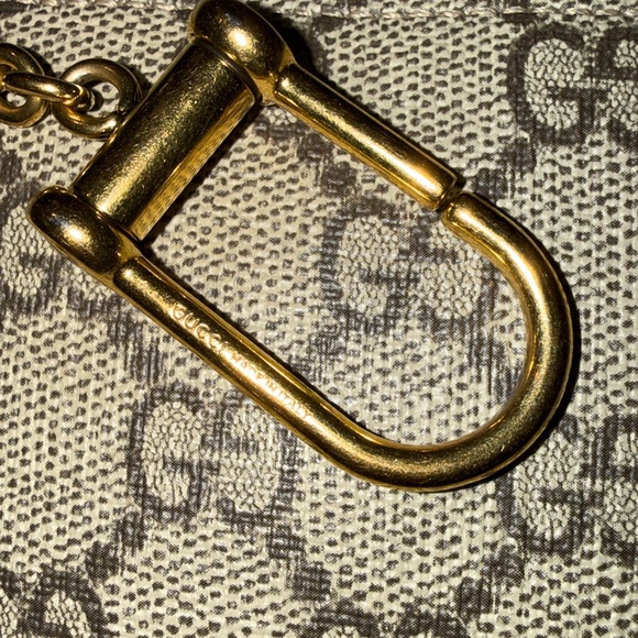 ✨100% AUTHENTIC GUCCI OPHIDIA BROWN KEY POUCH LIKE NEW/USED (DISCONTINUED)✨W/BOX - Picture 12 of 13